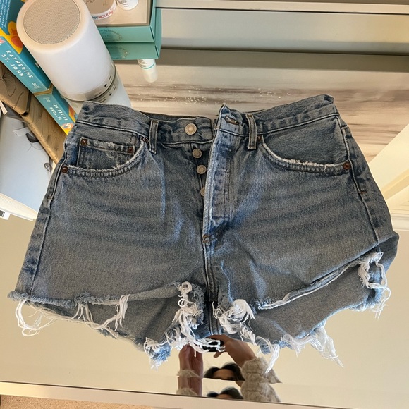 Agolde Denim Shorts - Picture 1 of 4